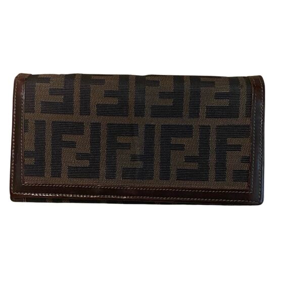 Fendi Zucca Brown Wallet - Picture 1 of 9